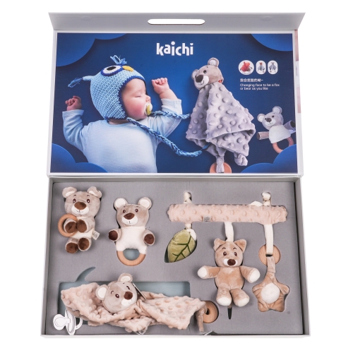 Zestaw sensoryczny 4w1 dla niemowląt 0+ Z999-353